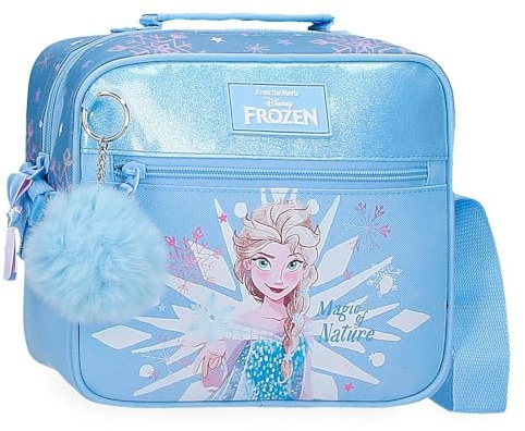 Disney Joumma Federmäppchen, Motiv: Eiskönigin mit Eiskönigin, Blau, zum Organisieren und Transportieren von Stiften und Stiften, Verschiedene Fächer, Blau, blau, Umhängetasche