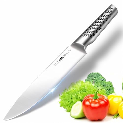 Coltello da chef in acciaio inox da 20 cm coltelli da cucina, coltello affilato professionale da carne, coltello da cucina