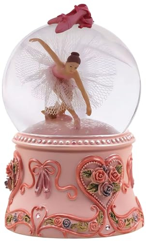 Singeek Musical Ballerina Snow Globes Lighted Snow Globe, Swan Lake Music Box Ballet Recital Gifts for Girls, Daughter, Granddaughter