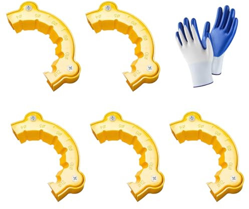 BONJUME 5PCS Outil D'affûtage Pour Forets, Appareil Portable Pour Affûter Les Forets, Outils Auxiliaires De Ponçage Pour Toutes Les Perceuses