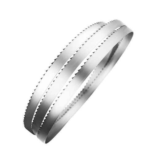 ASZHQUXIUAS Lame per seghe a Nastro Lame for a Nastro da 90 Pollici, 2275x16x0,56mm x 4TPI Alimenti for Taglio di Carne e Pesce congelato, Confezione da 1