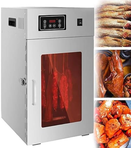 Déshydrateur alimentaire commercial, machine de séchage 800 W pour la maison des fruits et magasins thé, les animaleries sèchent divers légumes, Chauffage à circulation 360 degrés Minuterie 24 heures