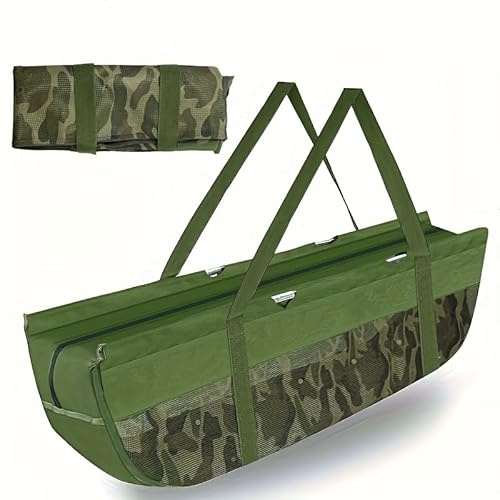 YOTO Fish Weighing Bag Folding Storage Bag Portable Gear Sturdy and Durable Carp Catfish etc Heavy Duty Weighing Fishing Bag