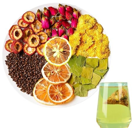 Winter Melon Lotus Leaf Tea, Multiple natural ingredients Blend Formula, Oil Cleansing Tea for Women and Men (3box)