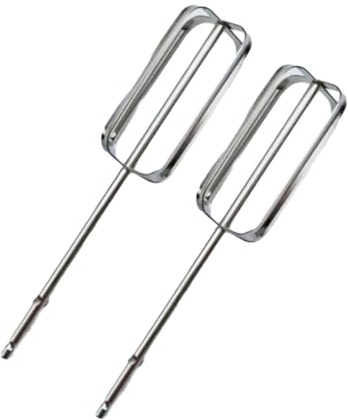 Lot de 2 têtes de mixage électriques en acier inoxydable pour batteur d'œufs - Pièce de rechange