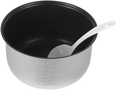 Toyvian Elektrischer Reiskocher Ersatz-topf Antihaftbeschichtet Multifunktionaler Innentopf für Haushalt Geeignet für Suppe und Kuchen Langlebiges Legierungsmaterial Kompatibel mit