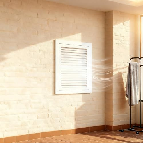 Rejilla de ventilación de techo y pared, panel de acceso extraíble para paneles de yeso y gabinetes, rejilla de ventilación de 60 x 60 cm, para decoración de sala de estar
