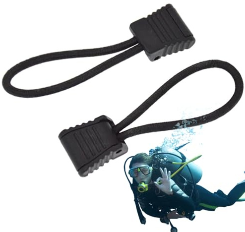 Clips Retenedores De Manguera De Buceo Dos Piezas Correas Sujetadoras | Soporte Retenedor De Clip De Manguera De Buceo Asegurar Manómetros y Reguladores en Actividades Submarinas y Deportes al Air
