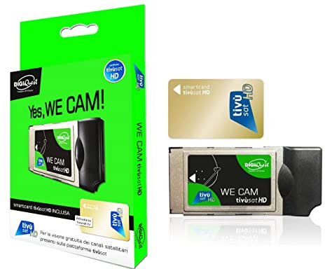 Digiquest Bundle Cam Tivusat oro - di ultima generazione (CI+ GOLD) compatibile anche con i nuovi TV Android