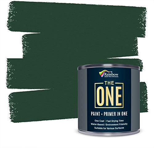 THE ONE All-In-One Paint & Primer - Green Gloss, 1 L | Multi-Surface 1 Coat Formula | Easy Indoor & Outdoor Decorating for Home & Garden Walls, Floors & Furniture | Durable, Water-Based & Low VOC