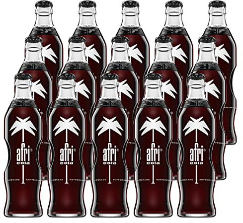 Afri Cola Limonade 10mg Koffein 15 Flaschen je 0,33l incl Mehrweg Pfand