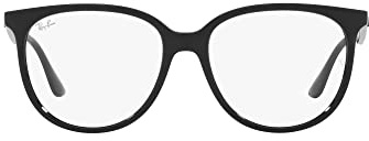 Ray-Ban Rx4378v Brillen-Rahmen für Damen, quadratisch, Schwarz/Demo-Objektiv