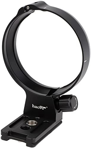Haoge LMR-RF150 Tripod Mount Ring Lens Collar for Canon RF100-500mm F4.5-7.1 L IS USM Lens Stand Base Canon RF-Mount built-in Arca Type Quick Release Plate