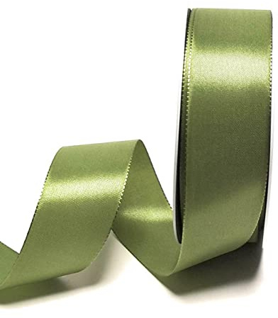s.dekoda Taftband 50m x 40mm Moosgrün - Grün Schleifenband Dekoband Taft Geschenkband