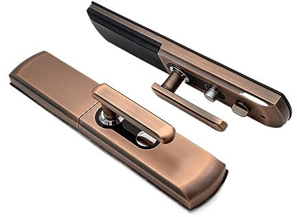 HAVERN Electronic Digital Glass To Glass Smart Door Locks For Hotel Offices