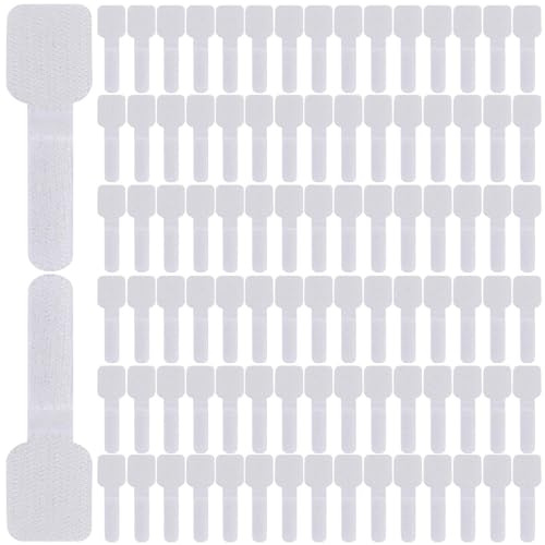 Pack of 100 Outdoor Adhesive Hooks, Transparent Hooks for Cat Nets, Adhesive Hooks, Extra Strong Outdoor, Fixation for Balcony Net for Cats, Cat Protection Net, Cat Net No Drilling (Without Cat Net)