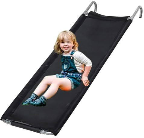 Toboganes para trampolines,Escalera de seguridad para trampolines, Tabla deslizante de trampolín lo suficientemente ancha, Escalera deslizante para trampolín fácil de instalar, accesorios para trampol