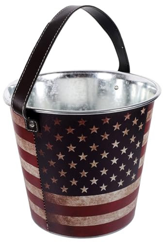 OKUMEYR Seau à Glace Vintage pour Bar Et Camping Récipient Pratique pour Rafraîchir Et Bière pour Picnics Et