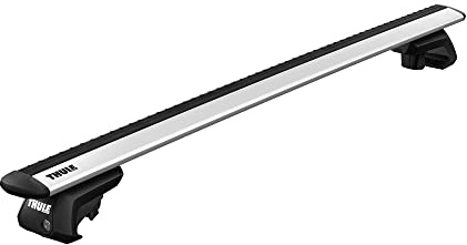 Thule Wingbar Evo Dachträgersystem Für Vw T-ROC 5-dr Mpv 2018- Mit Erhöhte Reling Aluminum, One-Size