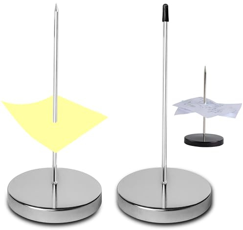 Pincho Tickets Datafono 2Pcs | Pinchos para Notas | Oficina Accesorios | Pincho para Tickets | Pincha Papeles | Soporte Notas | Pincho Escritorio | Soporte Notas | Porta Comandas Hosteleria