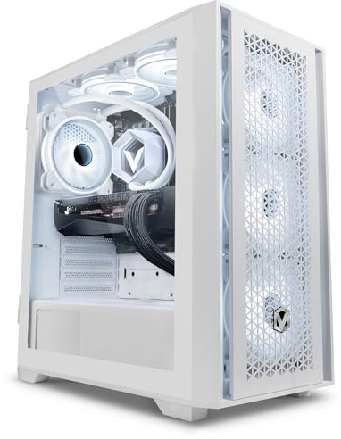VIBOX IX-528 PC Gamer • AMD Ryzen 7 9800X3D 8 cœurs • Nvidia RTX 5080 16 Go • 32 Go RAM • 1 to NVMe SSD • Windows 11 • WiFi 6 + Bluetooth 5.4 • Blanc