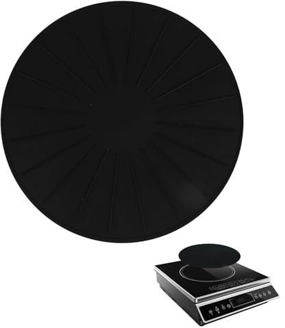 lasuroa Tapete Estufa Inducción, 28cm Alfombrilla Protectora Antideslizante Alfombrilla Protectora Reutilizable Accesorios de Cocina