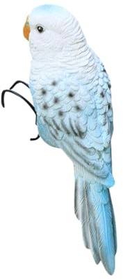 iplusmile Statuette Perroquet Artificiel en Résine pour Jardin et Table | Décor Réaliste, Ambiance Naturelle, Entretien Simple, pour Salon ou Bureau, Finition Soignée
