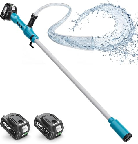 SEESII Kabellose Stab-Wasserpumpe, 5,6 cm Filterkopf, Wasser & Dieselöl