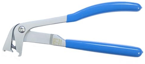 SW-Stahl 41442L Klebegewichtzange 230 mm I Lösezange für geklebte Auswuchtgewichte I integrierte Feder I verhindert zerkratzen der Alufelgen I Klebegewichte ablösen