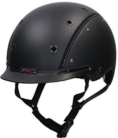 Reithelm Casco Champ-3, schwarz, Gr. M (56-58 cm)