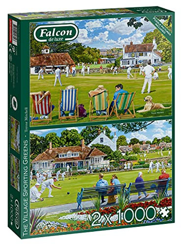 Falcon de Luxe The Village Sporting Greens 2X 1000 Teile