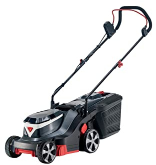 AL-KO Batteridriven gräsklippare 3.22 Li Easy, 32 cm skärbredd, batterifack upp till 2 batterier 18 V Li-Ion, för gräsmattor upp till 200 m², 6-faldig central skärhöjdjustering, svart-grå, flerfärgad