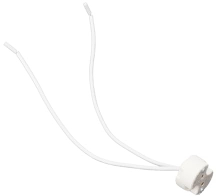 Hemobllo 10 Pièces douille de lampe gu10 ensemble blanc support de lampe gu10 douille câble d'alimentation