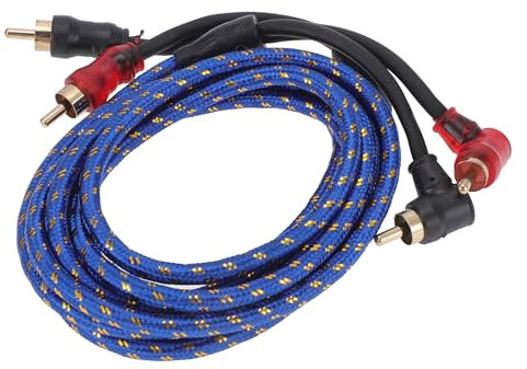 TUCKBOLD Câblage D'Amplificateur Audio Pour Voiture 2M 6,56Ft Compatible | Câblage Complet Amplificateur Audio Bleu 1 Pièce