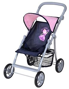Knorrtoys 16842 - Puppenbuggy Liba - Princess Blue, 54x35x44 cm