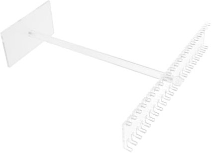 Mobestech Espositore Trasparente Per Gioielli in Acrilico Organizer Per Orecchini e Collane Pendenti Da