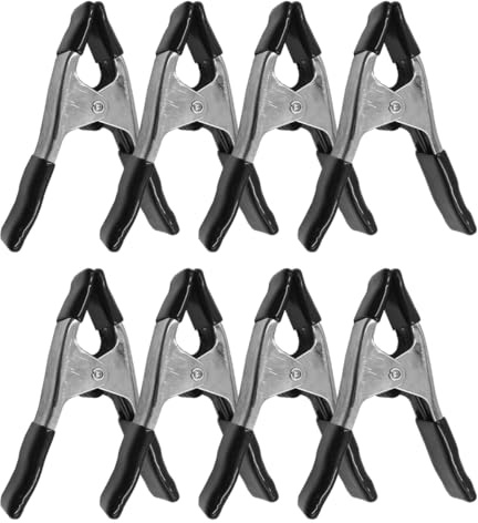 Sylen 8 clip a molla resistenti da 10,2 cm, resistenti morsetti per la lavorazione del legno per incollaggio e giunzione, per colla per legno, assemblaggio di armadi, progetti fai da te