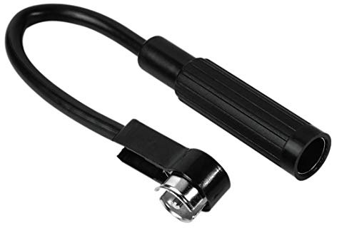 Hama Antennenadapter Antennenstecker ISO, 90° abgewinkelt - Antennenkupplung DIN