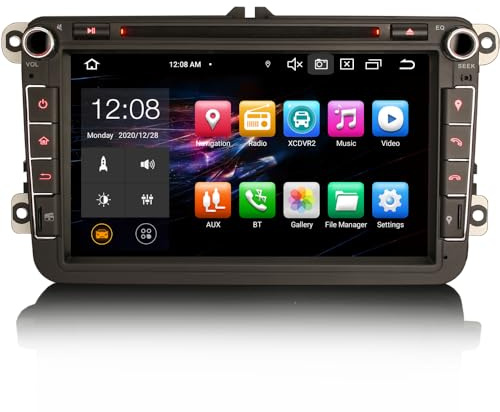 ERISIN 8 Inch Android 11.0 Car Stereo for VW Golf 5/6 Passat Jetta Polo Skoda SEAT Support Carplay DSP GPS Sat Nav Android Auto Wifi DAB+ TPMS Bluetooth 8-Core 4GB RAM + 64GB ROM
