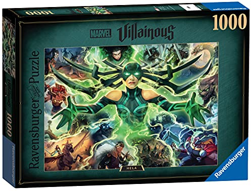 Ravensburger Marvel Villainous Hela Puzzle 1000 Teile für Erwachsene und Kinder ab 12 Jahren, 16903, Mehrfarbig