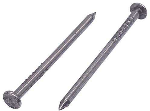 (Packung mit 150 Stück) Stahl 1,8 x 32 mm Konstruktionsnägeln, flacher Rundkopf, Mehrzweck-Gemeinsame helle Drahtnägel, Holzbearbeitung (150, 1,8 x 32 mm)