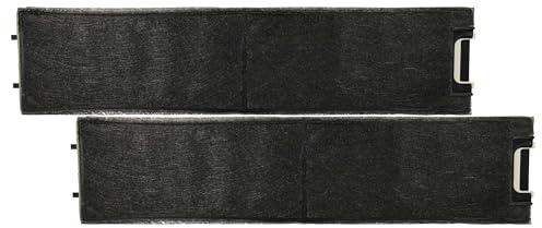 vhbw 2x Filter Aktivkohlefilter kompatibel mit Miele DA 3160 | DA 3166, DA 3180, DA 3190, DA 3196, DA 3350-55 Dunstabzugshaube - 49 x 11,3 x 2,8 cm