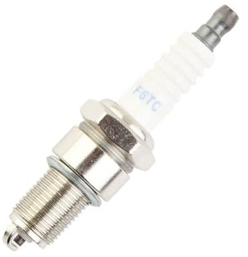 XIBANY Garten Teile Zündkerzen-Ersatzteile for Taschenlampe F6RTC (BPR6ES) Zündkerze 4547 Werkzeug BPR6ES F6RTC OLR15YC Passt hervorragend zu Rasenmäherteilen Garten Teile