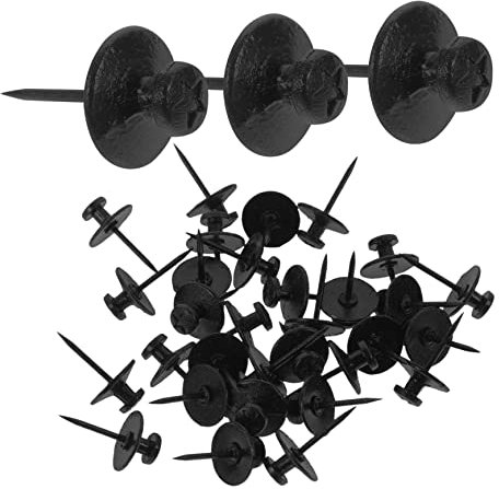 SHINEOFI 120 STK Reißzwecke Dekorative Stecknadel Austauschbarer Druckstift Flacher Druckstift Austauschbare Stecknadeln Geschmücktes Zubehör Kurzes Haar Zinklegierung Lieferungen