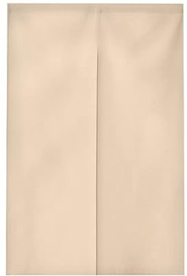 Türvorhang Khaki Türvorhang Insektenschutz Polyester Raumteiler Vorhang mit Teleskopstange Vorhang Kurz Küchenvorhang Fliegenvorhang Terrassentür Waschbar Tür Vorhang 80x140cm