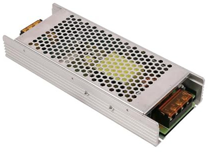 Fuente de alimentación LED slim 250W 24V 10A IP20, ideal para iluminar espacios y alimentar dispositivos electrónicos.