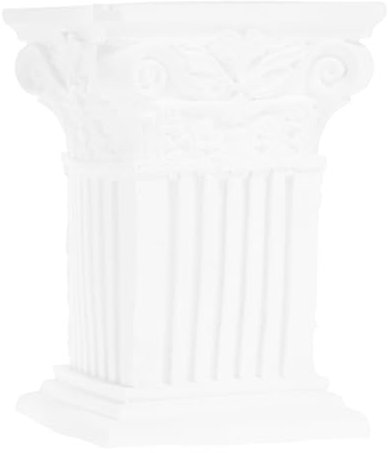 MUSISALY Candlestick Holder Stand Roman Column Statue Base Multi-purpose Home Decor Photo Prop