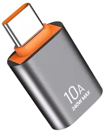 kwoifioy Connecteurs USB vers USB C haute efficacité - Adaptateur USB vers USB C - Charge rapide et synchronisation des données pour téléphone et tablettes électroniques