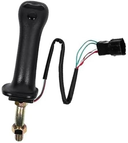 JUNPIY Joystick de Carretilla elevadora con 3 Botones, Conjunto de Joystick de Excavadora, Engranajes de manija, for DX150 215 225 300 370-9C, Izquierda Joystick de Excavadora
