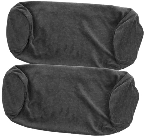 ANDRESLAD 2piezas Funda De Almohada Enrollable Cuello con Cremallera Redonda y Cómoda para Dormitorio Sala De y Sofá para Decoración del Hogar